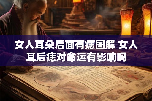 女人耳朵后面有痣图解 女人耳后痣对命运有影响吗
