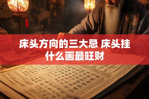 床头方向的三大忌 床头挂什么画最旺财
