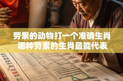 劳累的动物打一个准确生肖 哪种劳累的生肖最能代表动物的奋斗精神