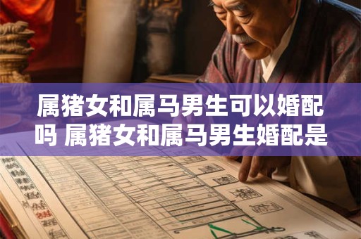 属猪女和属马男生可以婚配吗 属猪女和属马男生婚配是否合适