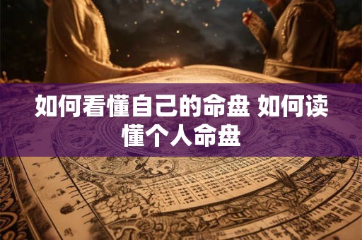 如何看懂自己的命盘 如何读懂个人命盘