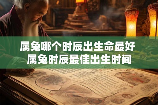 属兔哪个时辰出生命最好 属兔时辰最佳出生时间