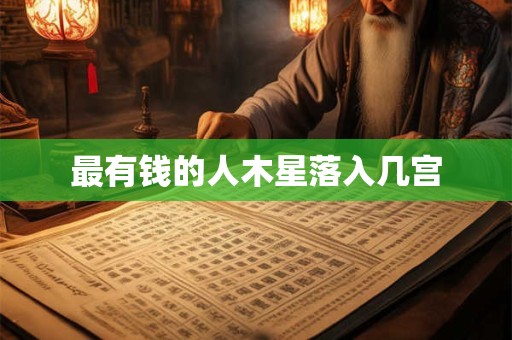 最有钱的人木星落入几宫