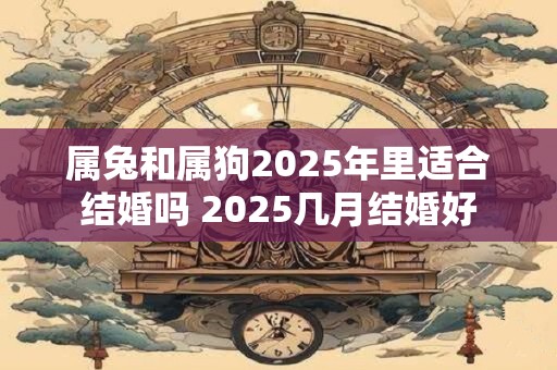 属兔和属狗2025年里适合结婚吗 2025几月结婚好