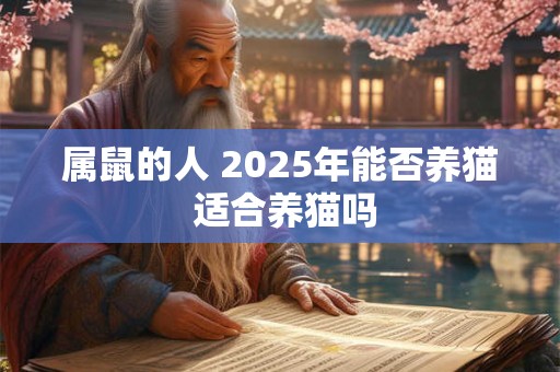 属鼠的人 2025年能否养猫 适合养猫吗