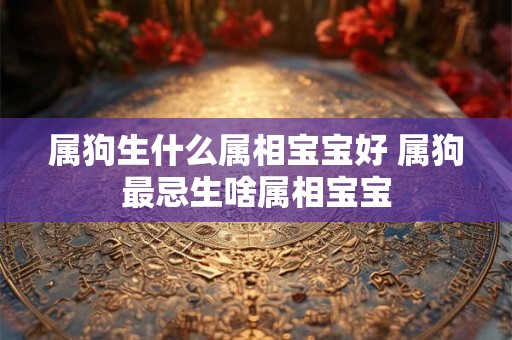 属狗生什么属相宝宝好 属狗最忌生啥属相宝宝