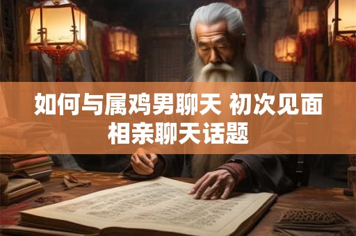 如何与属鸡男聊天 初次见面相亲聊天话题