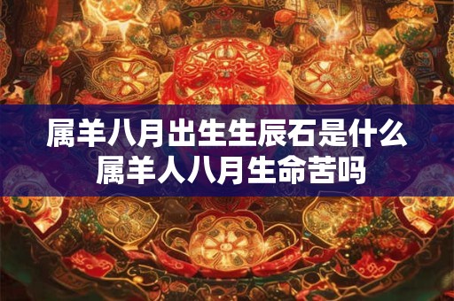 属羊八月出生生辰石是什么 属羊人八月生命苦吗
