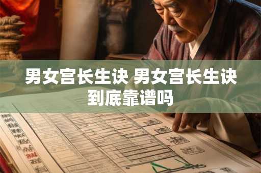 男女宫长生诀 男女宫长生诀到底靠谱吗