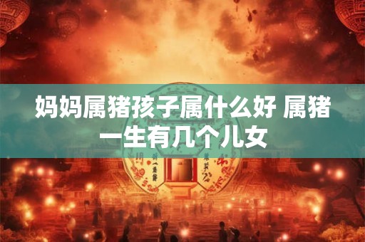 妈妈属猪孩子属什么好 属猪一生有几个儿女 妈妈属猪孩子属什么好 属猪一生有几个儿女