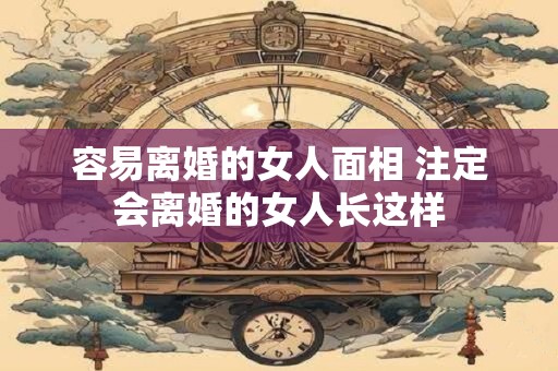 容易离婚的女人面相 注定会离婚的女人长这样 容易离婚的女人面相 注定会离婚的女人长这样
