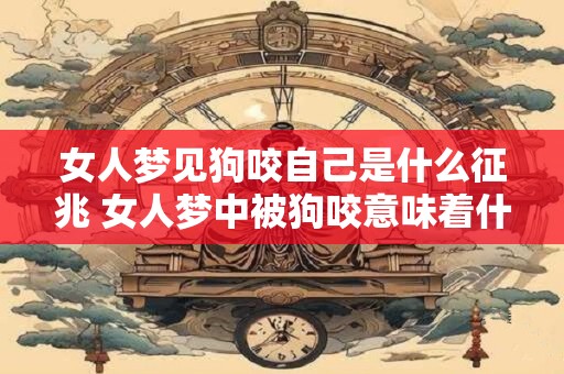 女人梦见狗咬自己是什么征兆 女人梦中被狗咬意味着什么