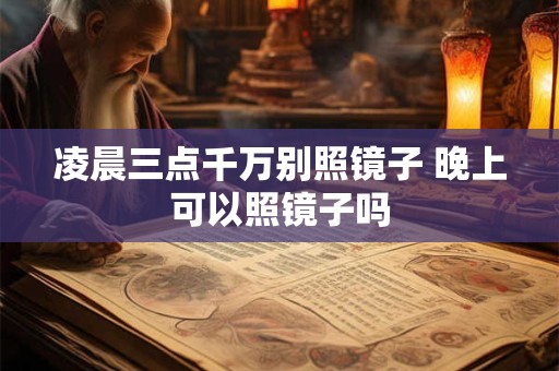 凌晨三点千万别照镜子 晚上可以照镜子吗 凌晨三点千万别照镜子 晚上可以照镜子吗