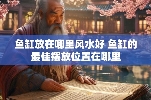 鱼缸放在哪里风水好 鱼缸的最佳摆放位置在哪里