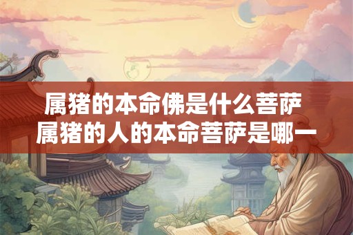 属猪的本命佛是什么菩萨 属猪的人的本命菩萨是哪一位 属猪的本命佛是什么菩萨 属猪的人的本命菩萨是哪一位