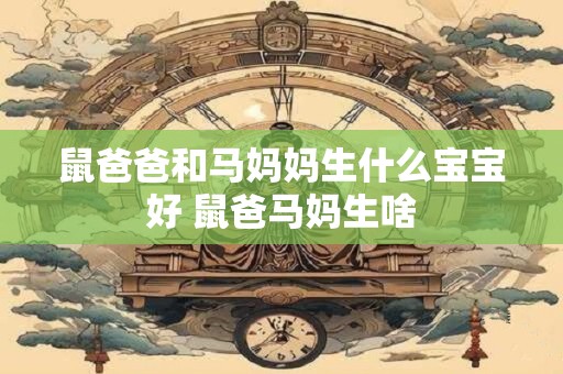 鼠爸爸和马妈妈生什么宝宝好 鼠爸马妈生啥