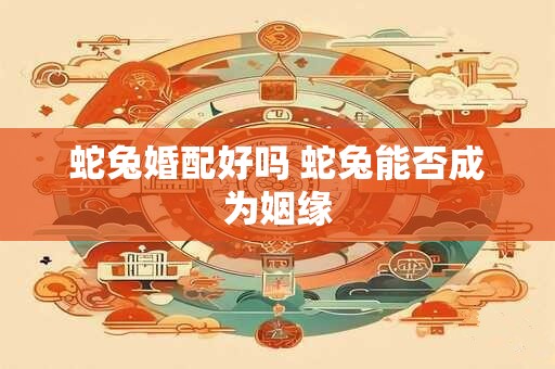 蛇兔婚配好吗 蛇兔能否成为姻缘