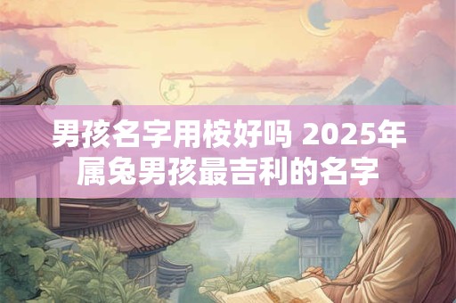 男孩名字用桉好吗 2025年属兔男孩最吉利的名字