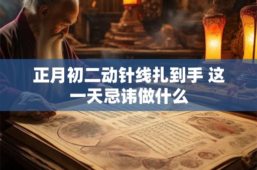 正月初二动针线扎到手 这一天忌讳做什么