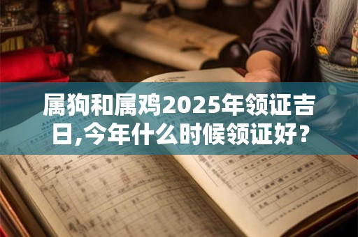 属狗和属鸡2025年领证吉日,今年什么时候领证好？