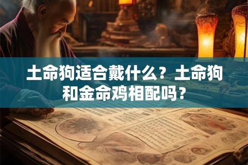 土命狗适合戴什么?土命狗和金命鸡相配吗? 土命狗适合戴什么?土命狗和金命鸡相配吗?