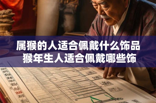 属猴的人适合佩戴什么饰品 猴年生人适合佩戴哪些饰品 属猴的人适合佩戴什么饰品 猴年生人适合佩戴哪些饰品