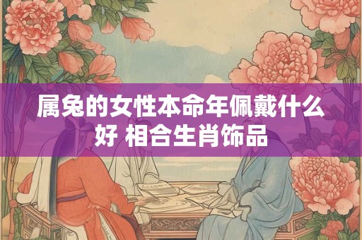 属兔的女性本命年佩戴什么好 相合生肖饰品