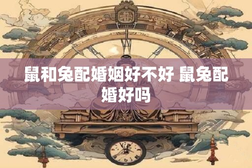 鼠和兔配婚姻好不好 鼠兔配婚好吗