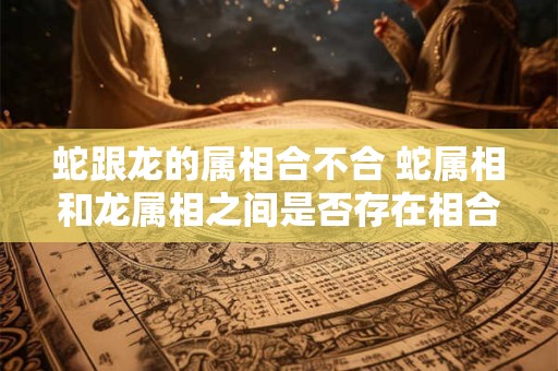 蛇跟龙的属相合不合 蛇属相和龙属相之间是否存在相合关系
