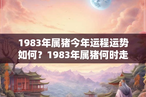 1983年属猪今年运程运势如何？1983年属猪何时走大运？