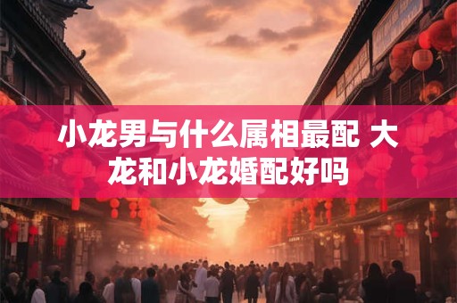小龙男与什么属相最配 大龙和小龙婚配好吗