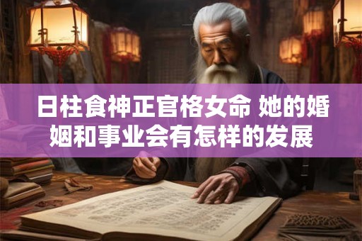 日柱食神正官格女命 她的婚姻和事业会有怎样的发展