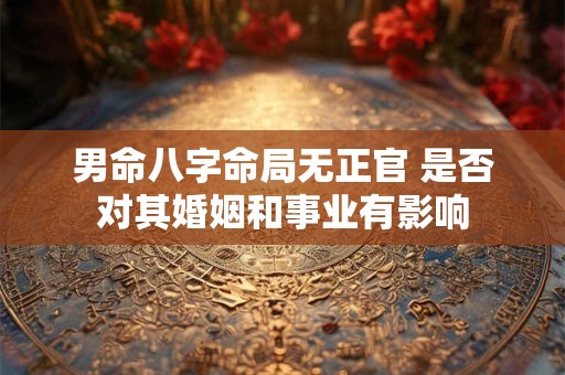 男命八字命局无正官 是否对其婚姻和事业有影响
