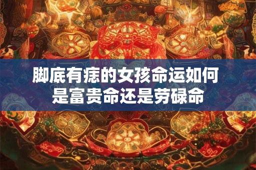 脚底有痣的女孩命运如何 是富贵命还是劳碌命 脚底有痣的女孩命运如何 是富贵命还是劳碌命