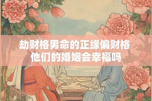 劫财格男命的正缘偏财格 他们的婚姻会幸福吗