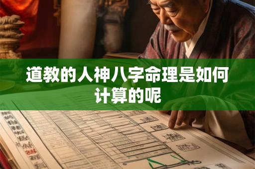 道教的人神八字命理是如何计算的呢 道教的人神八字命理是如何计算的呢
