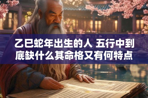 乙巳蛇年出生的人 五行中到底缺什么其命格又有何特点