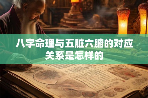 八字命理与五脏六腑的对应关系是怎样的