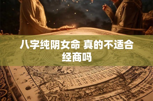 八字纯阴女命 真的不适合经商吗