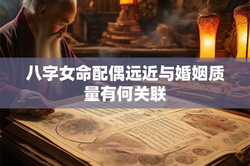 八字女命配偶远近与婚姻质量有何关联