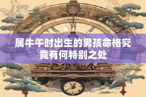 属牛午时出生的男孩命格究竟有何特别之处