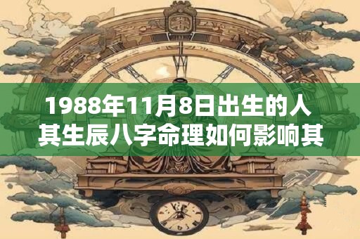 1988年11月8日出生的人 其生辰八字命理如何影响其一生命运
