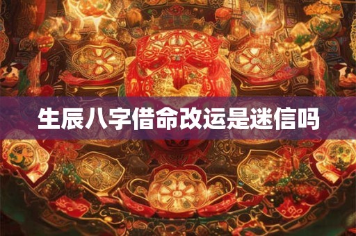 生辰八字借命改运是迷信吗