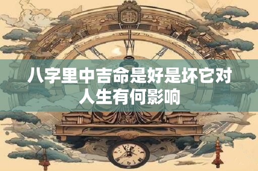 八字里中吉命是好是坏它对人生有何影响 八字里中吉命是好是坏它对人生有何影响
