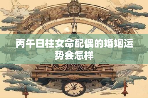 丙午日柱女命配偶的婚姻运势会怎样