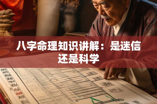 八字命理知识讲解：是迷信还是科学