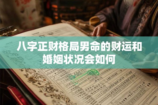 八字正财格局男命的财运和婚姻状况会如何