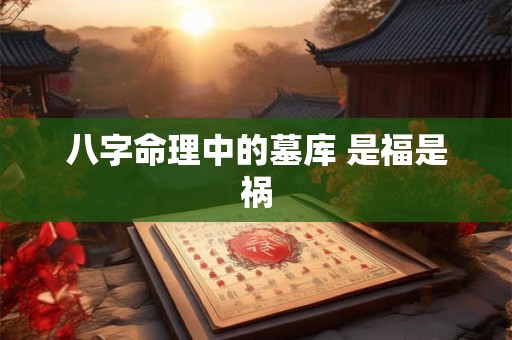 八字命理中的墓库 是福是祸