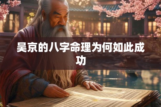 吴京的八字命理为何如此成功