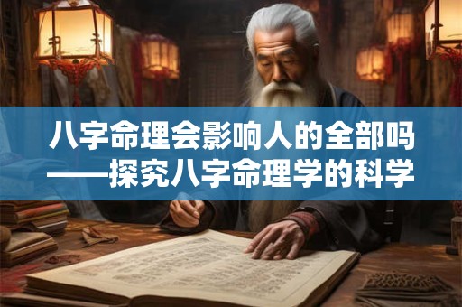 八字命理会影响人的全部吗——探究八字命理学的科学性